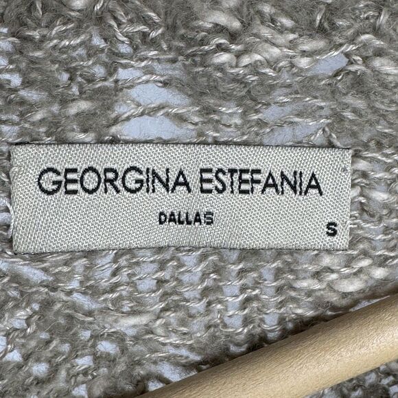 Georgina Estefania Sweater Womens Small Knit Wool Linen Pullover Made in USA - Picture 5 of 10